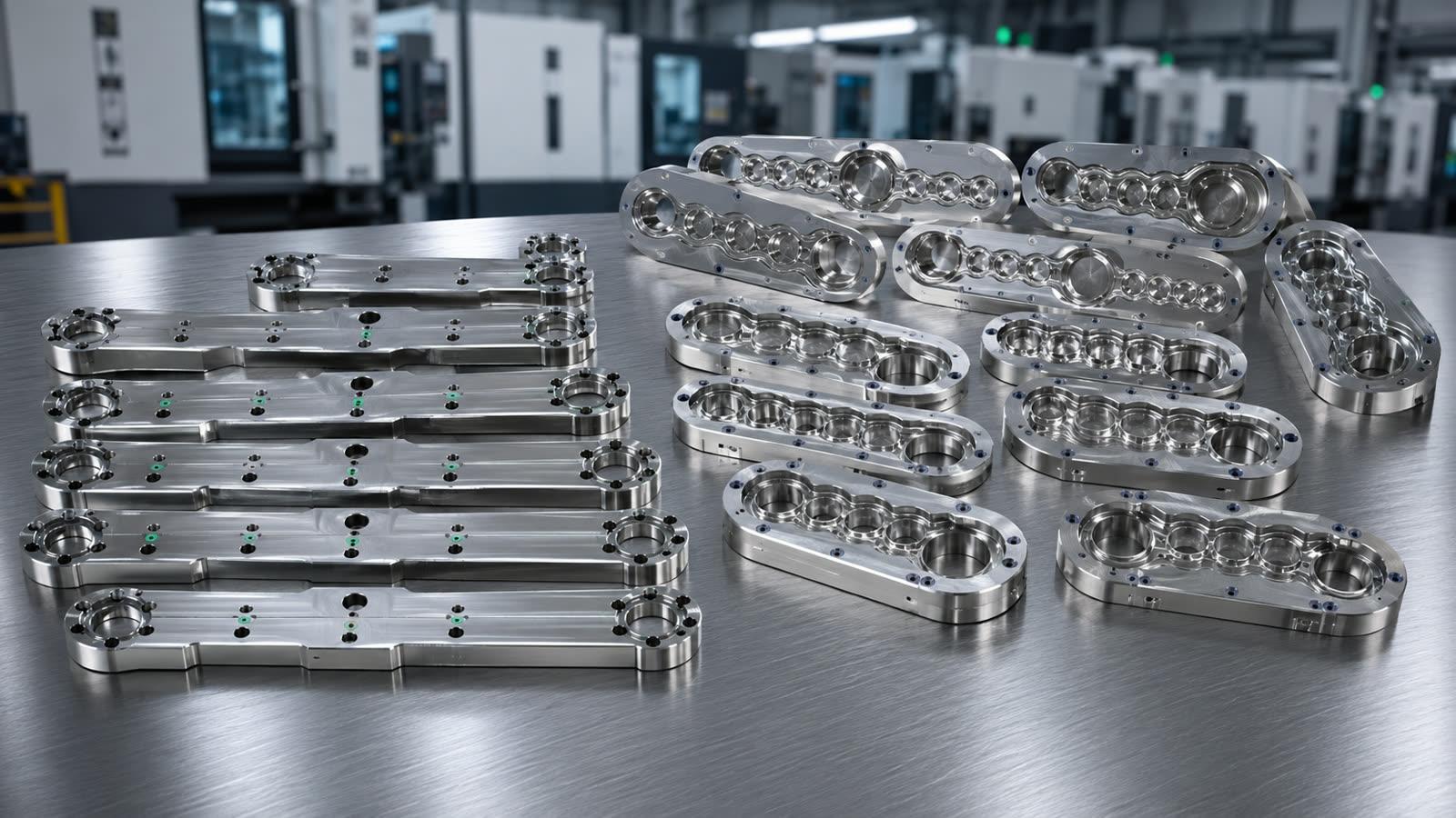 Aluminum Robot Arm Linkages — Batch of 10