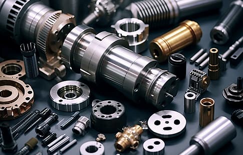 CNC turned aerospace components